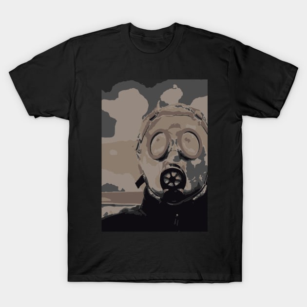 Gas Mask T-Shirt by fadedGODS